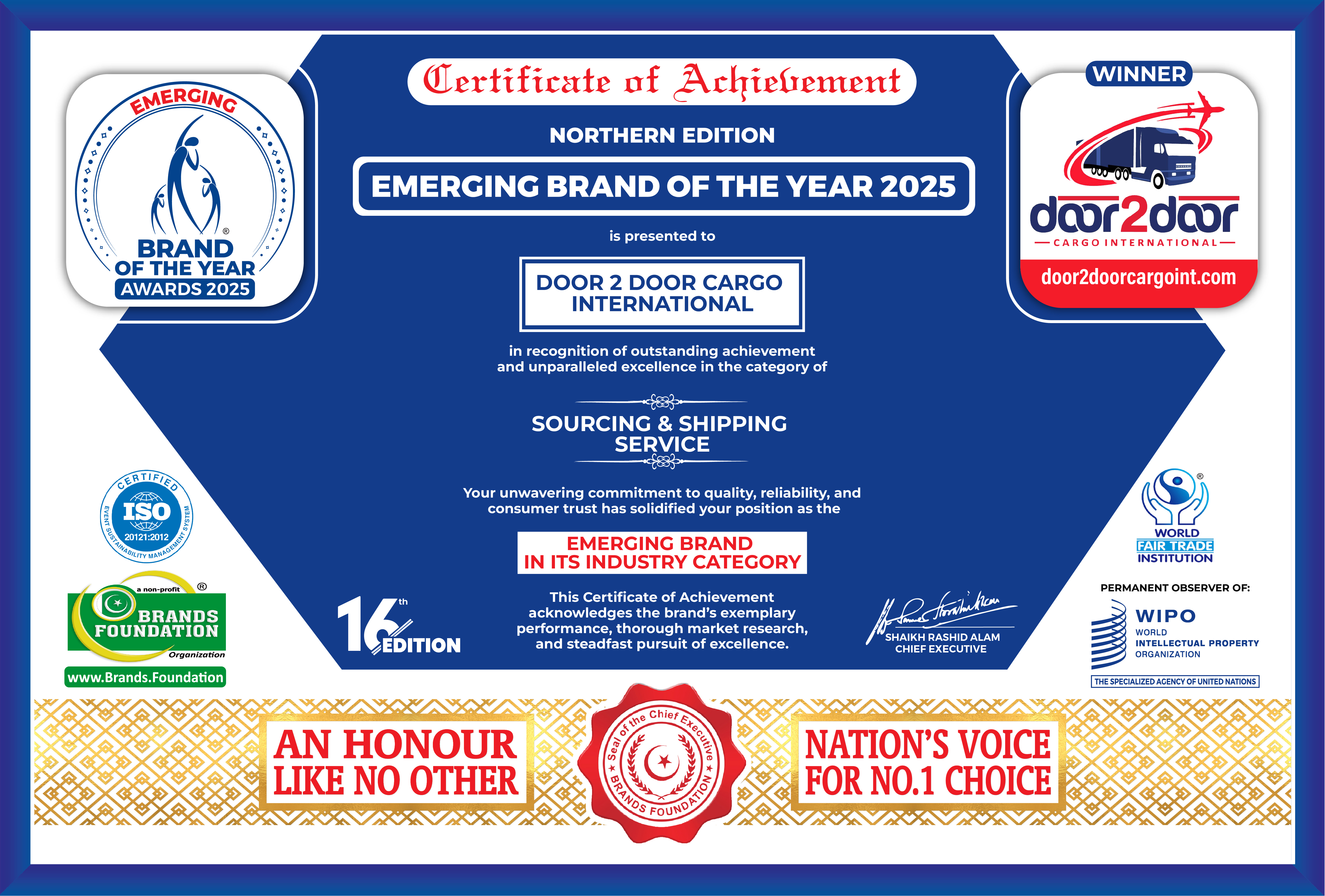 image of the certificate